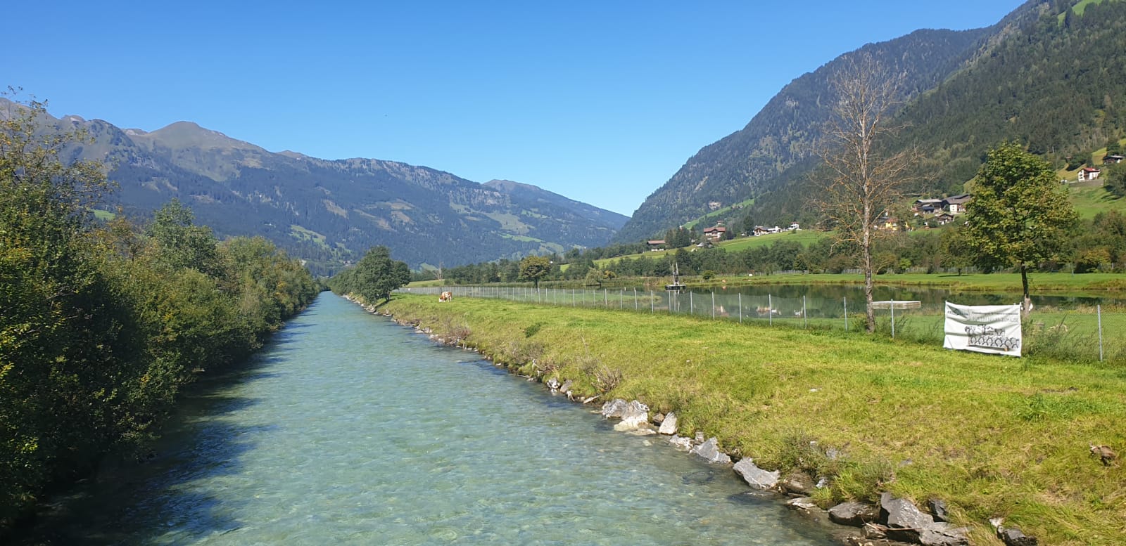 Řeka Ache Bad Hofgastein