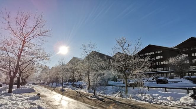 Apartmán Alpáček zepředu 2 Apartmán Alpáček v rakouských Alpách
